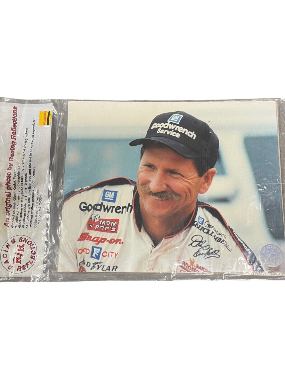 Dale Earnhardt Racing Reflections GM Goodwrench 1996 8x10 Picture